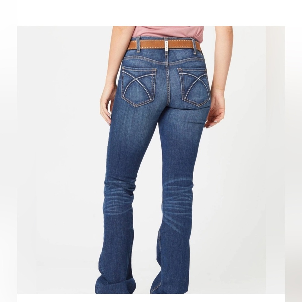 Ariat R.E.A.L. Perfect Rise Stretch Western Cowgirl Rosa Bootcut Jean Size 33R